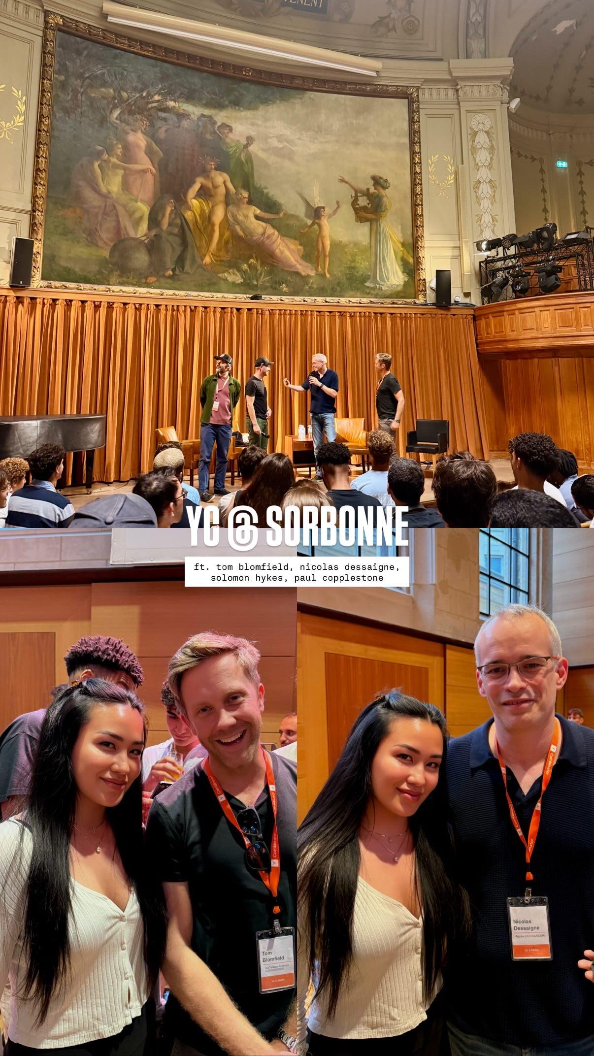 Y Combinator x Sorbonne University event
